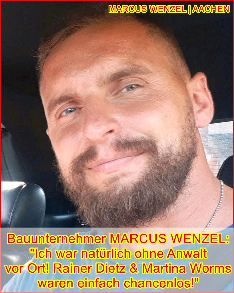 Niederlage Rechtsanwalt Rainer Dietz & Martina Worms per Fax in Kanzlei | Sieger Marcus Wenzel