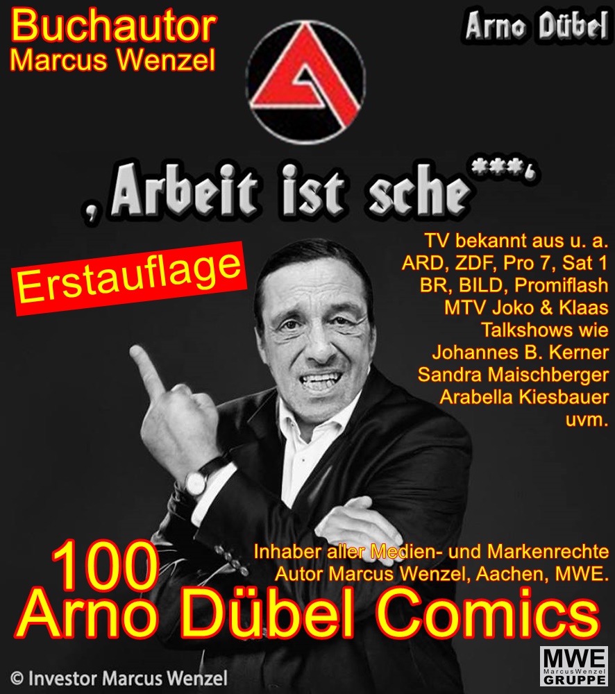 Offizielle Lesung Buch 100 Arno Dübel Comics | Buchautor & Investor Marcus Wenzel Aachen