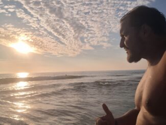 MARCUS WENZEL aus Monschau am Strand von Petten Beach Holland