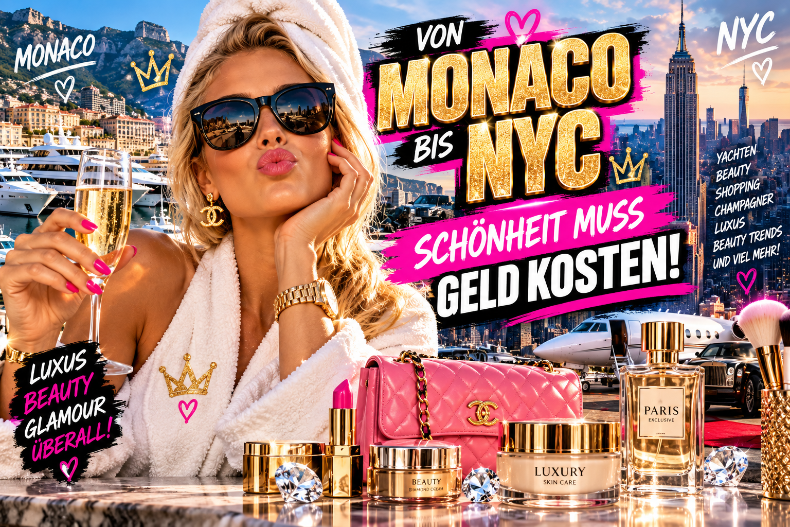 VON MONACO BIS NYC 💎💄 | SCHÖNHEIT MUSS GELD KOSTEN!