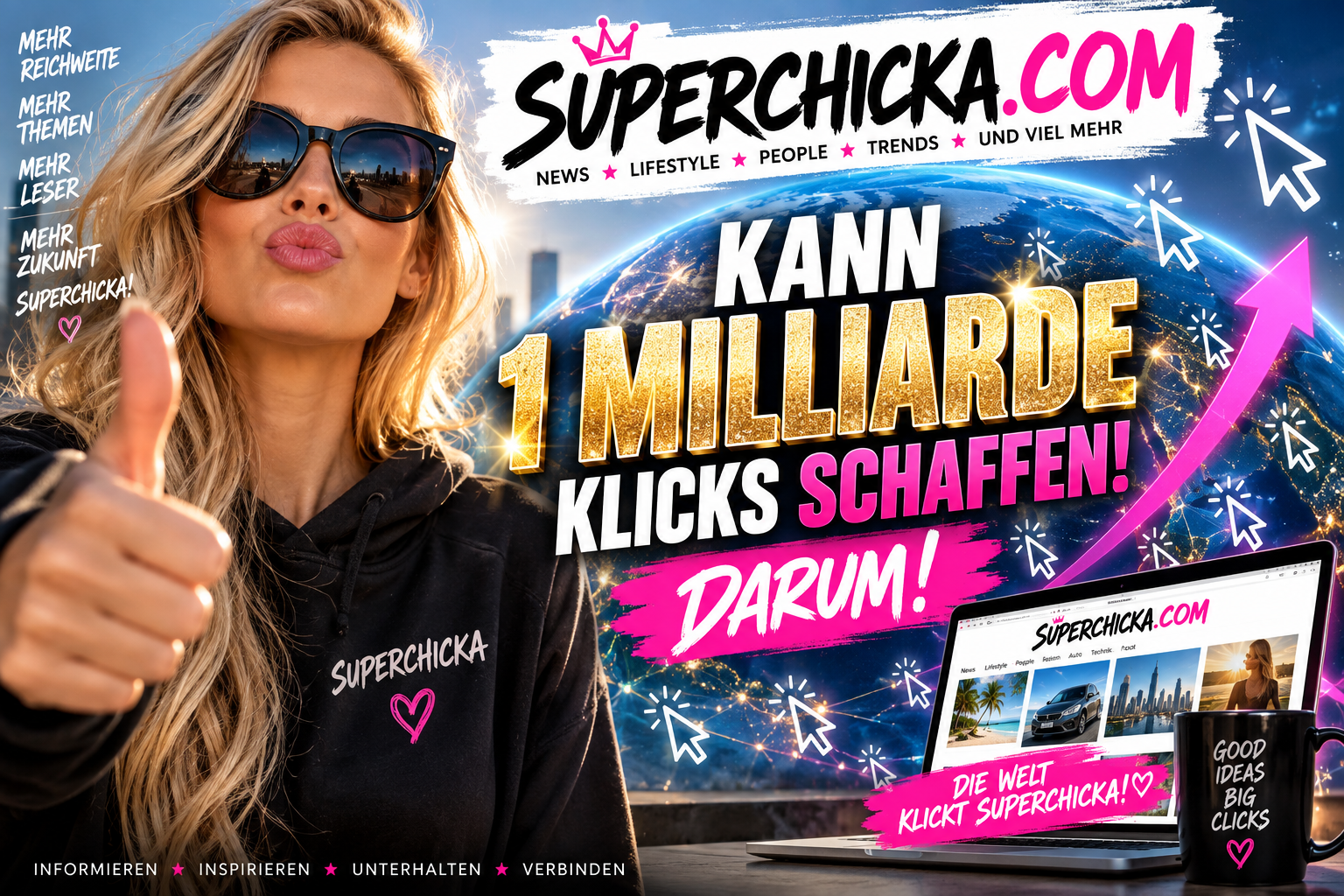 SUPERCHICKA.COM KANN 1 MILLIARDE KLICKS SCHAFFEN 🚀🔥 | DARUM!