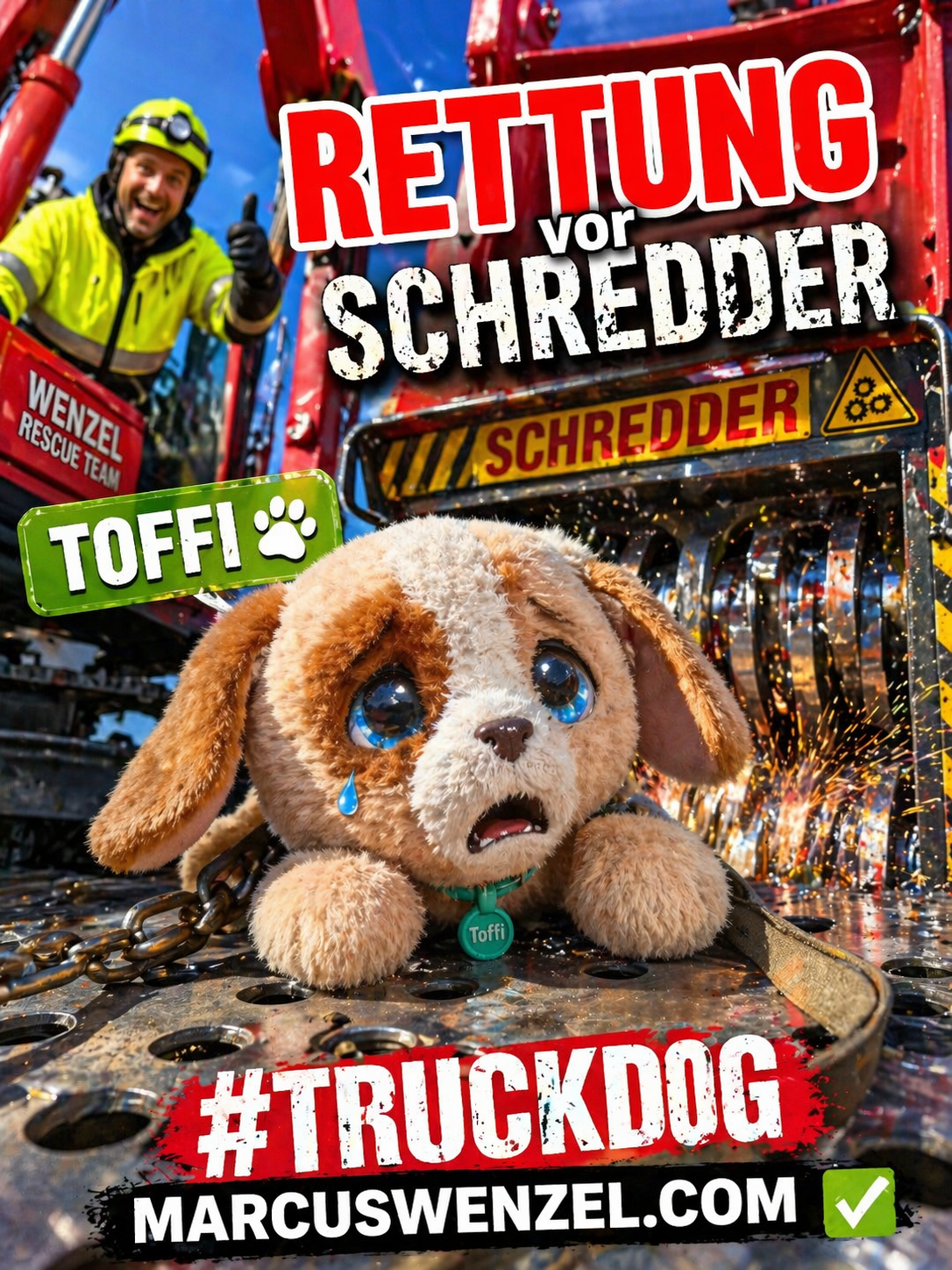Toffi: RETTUNG vor dem SCHREDDER