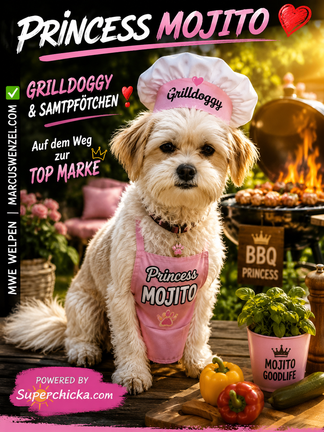 PRINCESS MOJITO – GRILLDOGGY & Samtpfötchen 👑🔥🐾