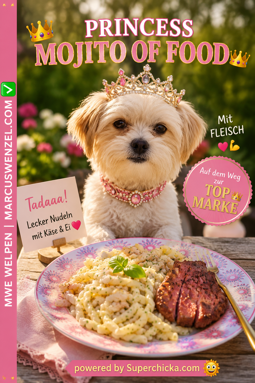 PRINCESS MOJITO OF FOOD – Tadaaa! Lecker Nudeln mit Käse & Ei 👑🍝✨