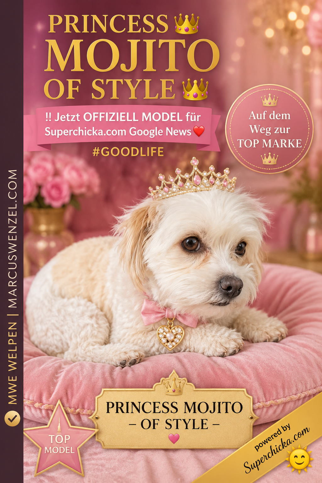 PRINCESS MOJITO OF STYLE – Jetzt OFFIZIELL MODEL für Superchicka News 👑🐾📸