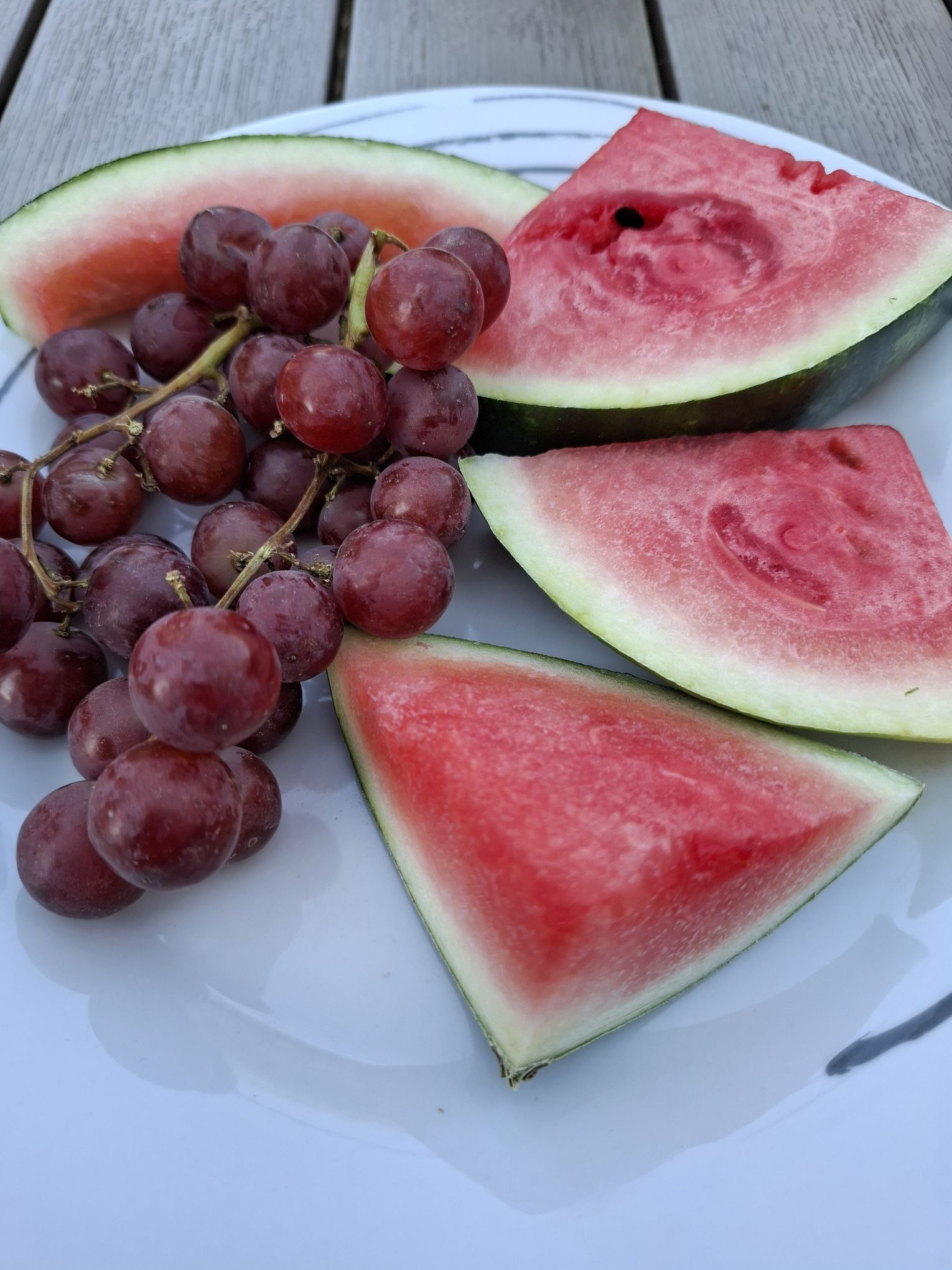 Trauben & Wassermelone – herrlichen Sommer genießen
