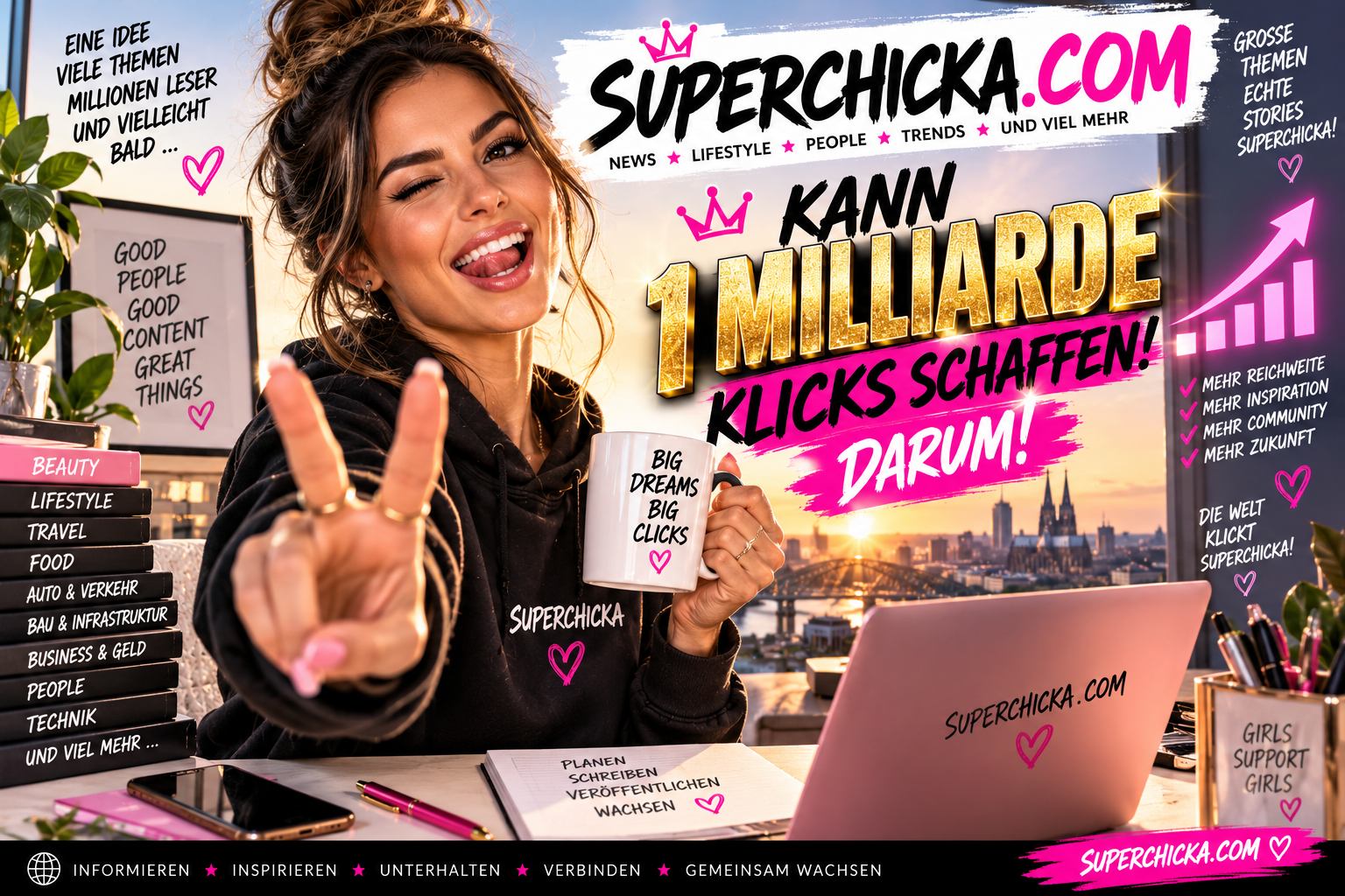 SUPERCHICKA 💗👑 | Der Name für LIFESTYLE & BEAUTY BLOGGING!